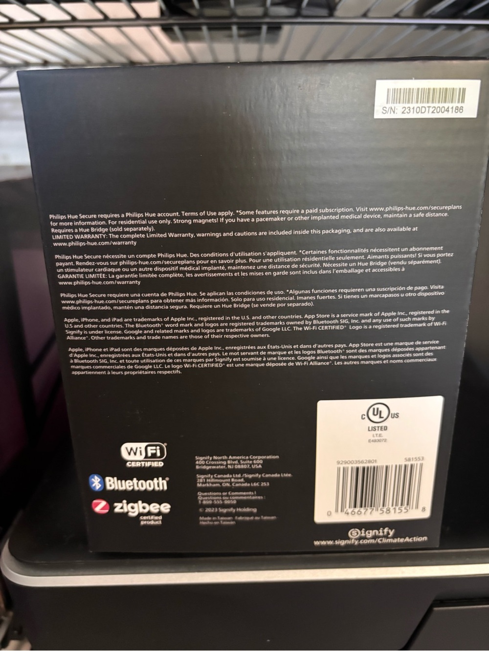 Philips White Hue Security Battery Camera - Compact Design - Picture 5 of 6